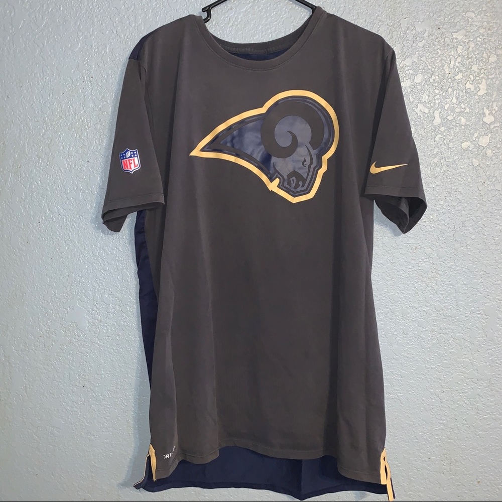 Mens Nike NFL Dri-fit LA Rams Shirt (L)